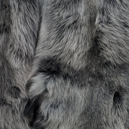 Dyed Shadow Fox Fur - Grey Frost (European Dyes)