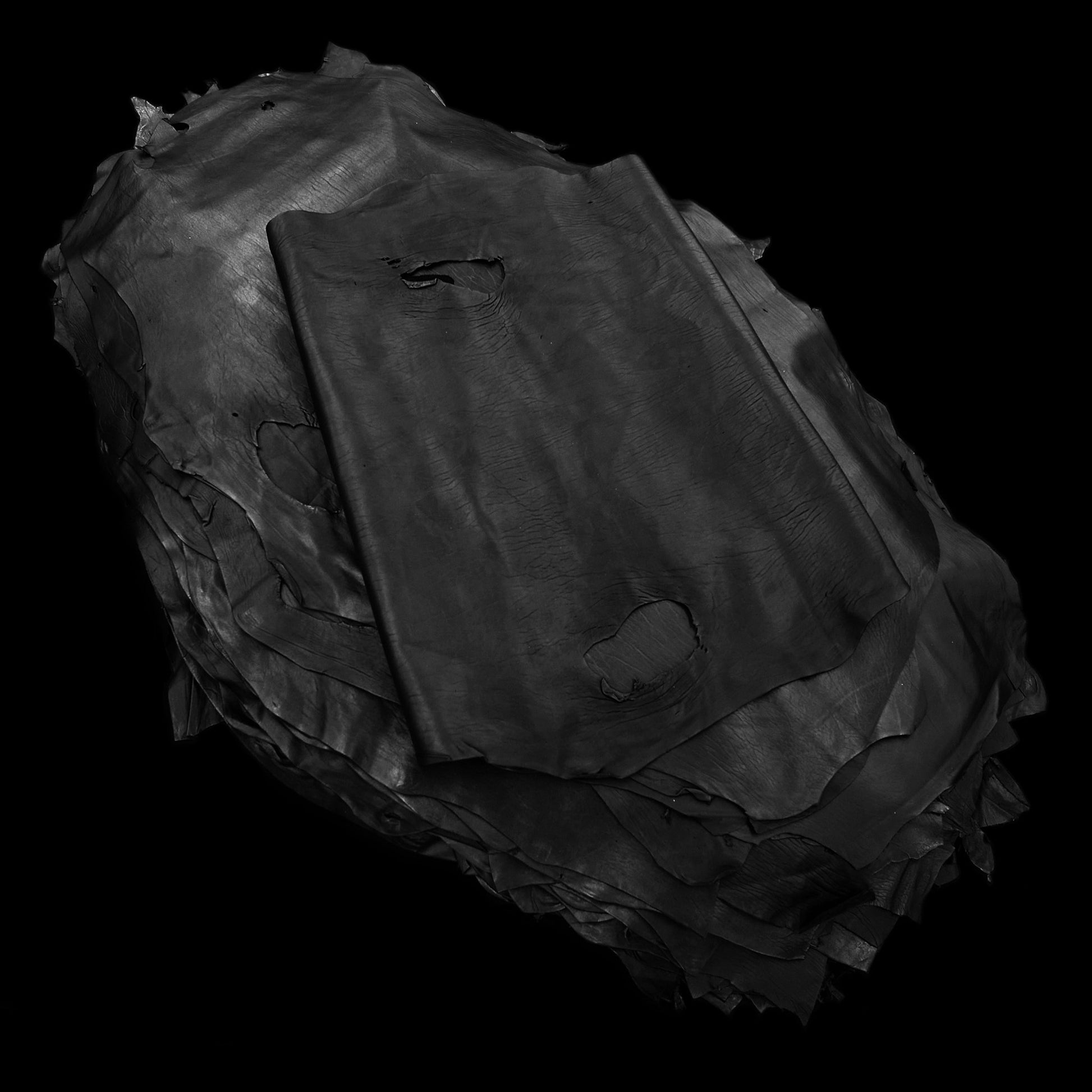 Harp Seal Leather - Black (pile)