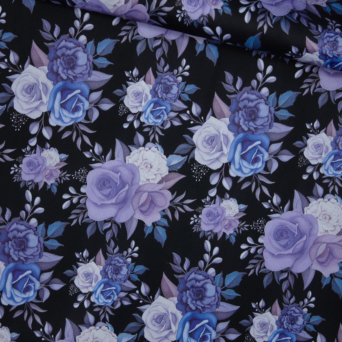 Floral Print Lambskin Leather - Icy Rose