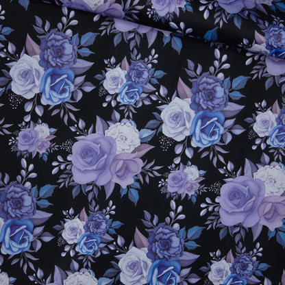 Floral Print Lambskin Leather - Icy Rose