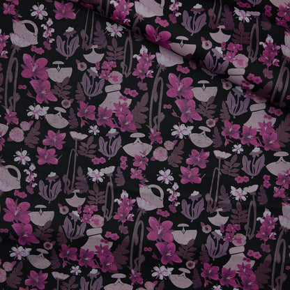 Floral Print Lambskin Leather - InukChic® Ulu Floral