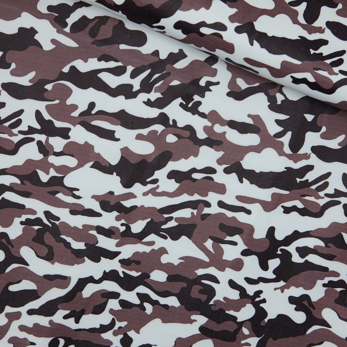 Floral Print Lambskin Leather - Chocolate Chip