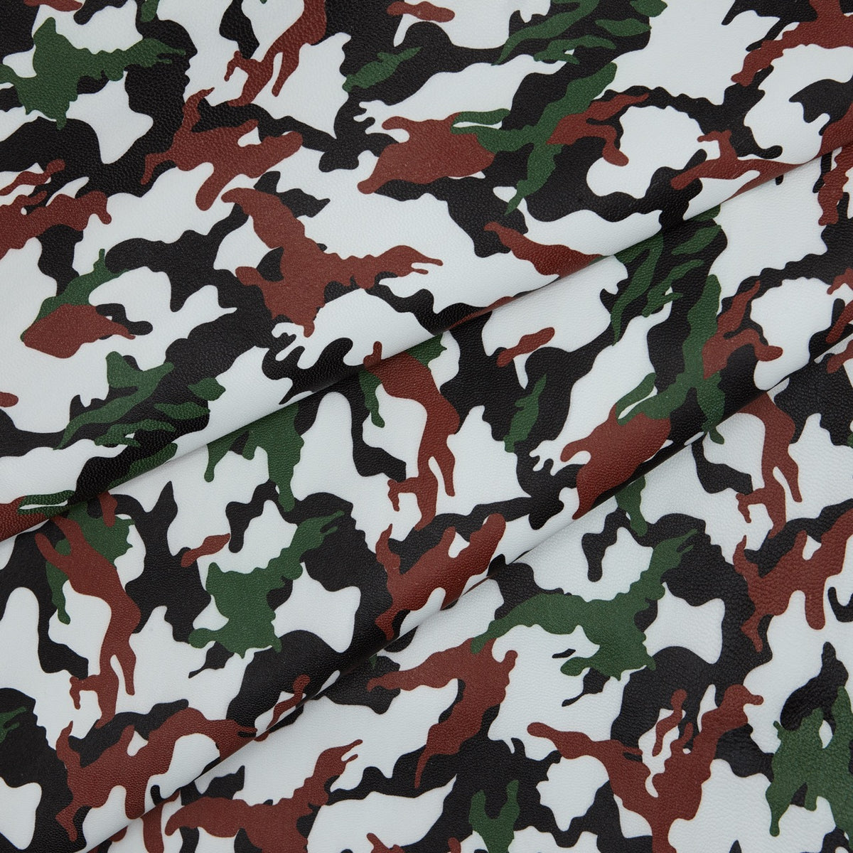Floral Print Lambskin Leather - Woodland (fold)