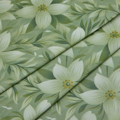 Floral Print Lambskin Leather - Spring Star