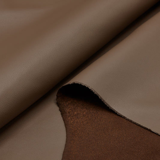 Italian Lamb Leather - Fawn Brown