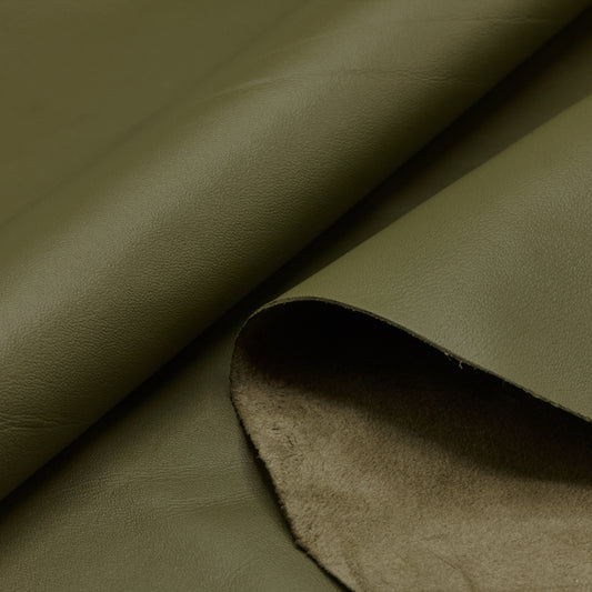 Italian Lamb Leather - Olive (Military Green)