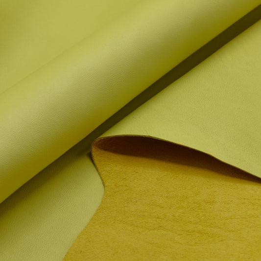 Italian Lamb Leather - Pale Yellow