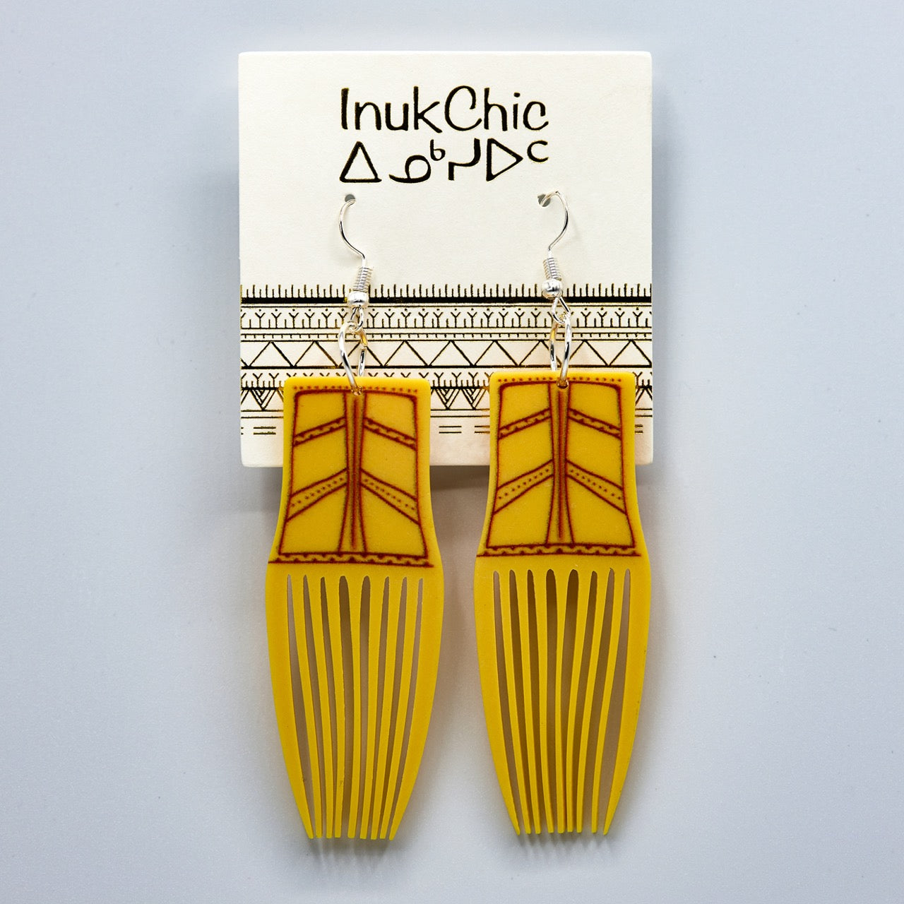 InukChic® Earring - Illaiguti Kakiniliik - Mustard (pair)