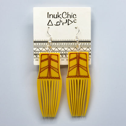 InukChic® Earring - Illaiguti Kakiniliik - Mustard (pair)