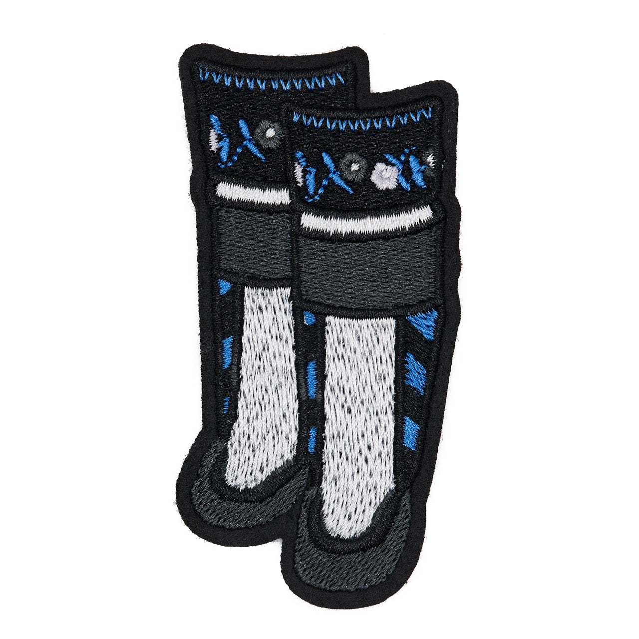 InukChic® Iron-On Patches - Kamiik - Black / Blue
