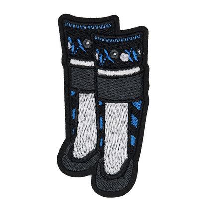 InukChic® Iron-On Patches - Kamiik - Black / Blue