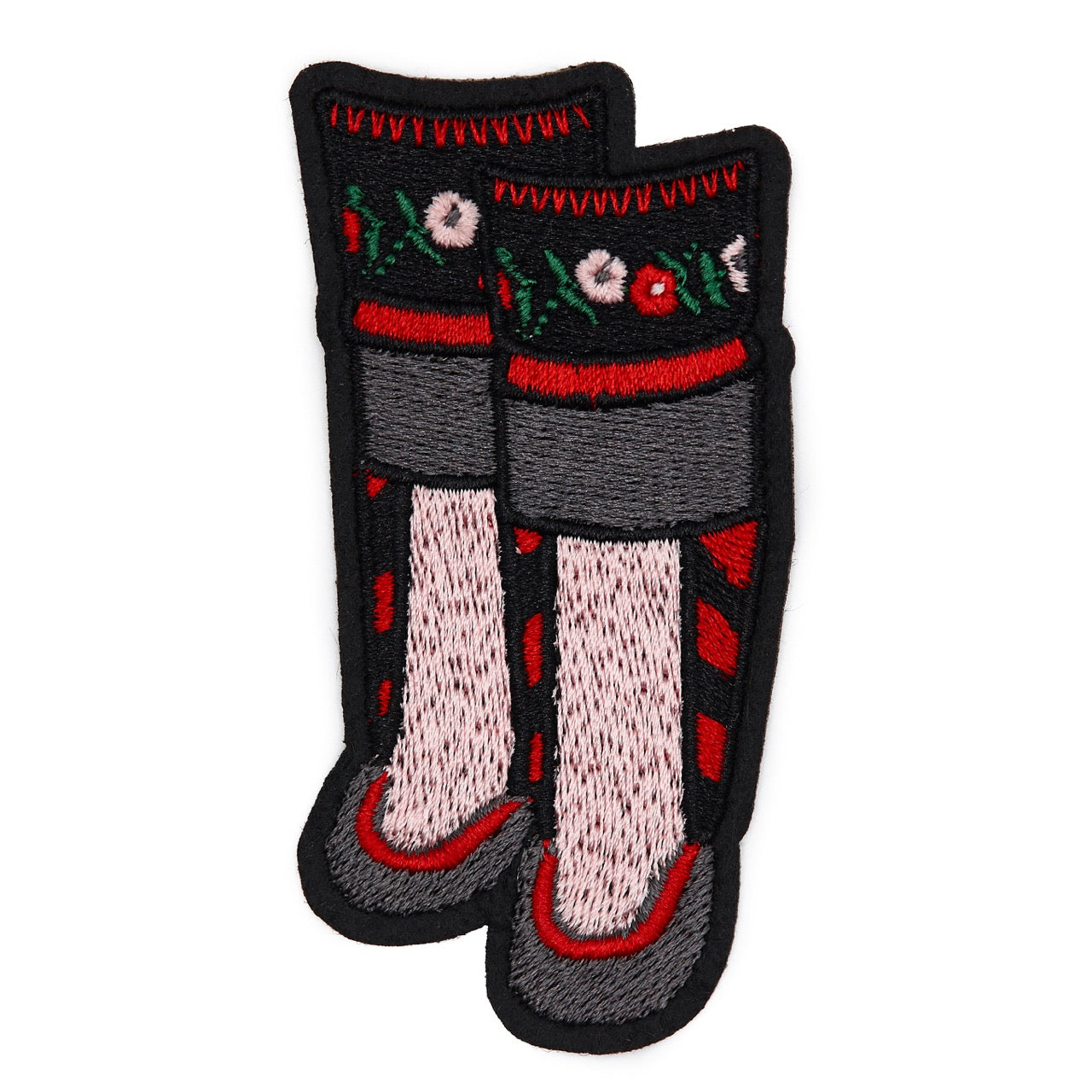 InukChic® Iron-On Patches - Kamiik - Black/Pink