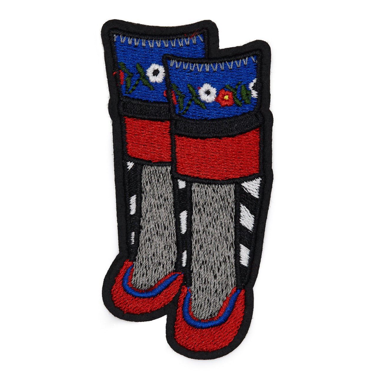 InukChic® Iron-On Patches - Kamiik - Blue