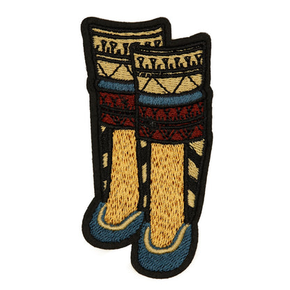 InukChic® Iron-On Patches - Tunniit Kamiik - Bronze