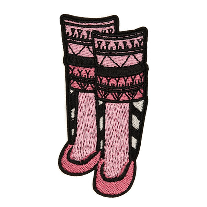 InukChic® Iron-On Patches - Tunniit Kamiik - Pink