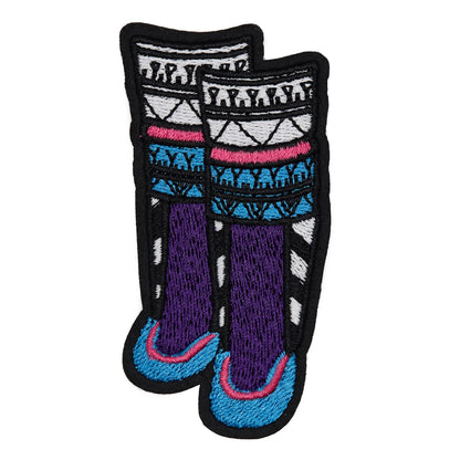 InukChic® Iron-On Patches - Tunniit Kamiik - Purple