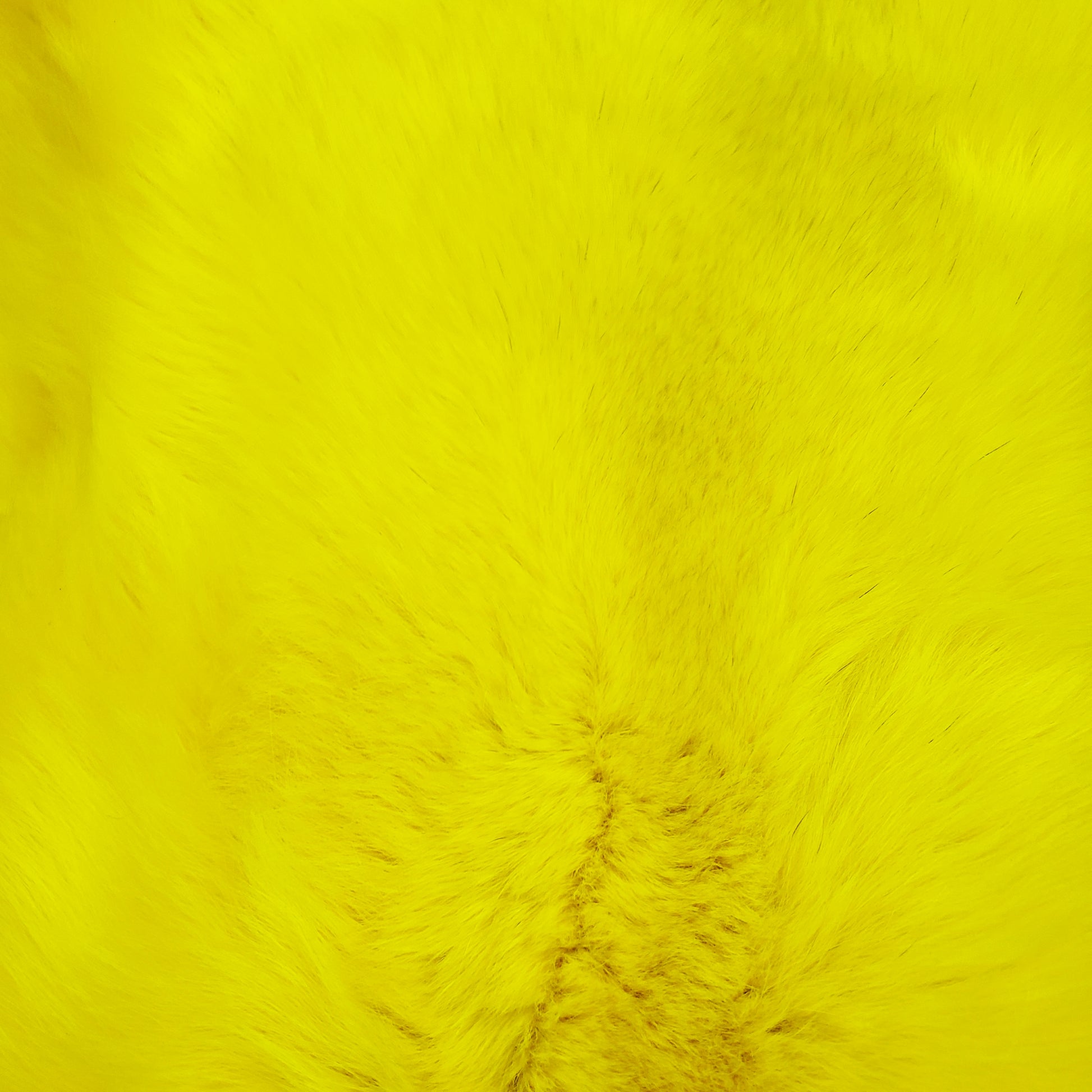 Dyed Shadow Fox  Fur - Neon Yellow (European Dyes)