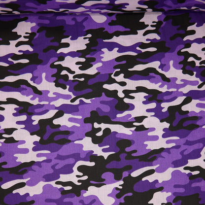 Cotton Camo - Purple