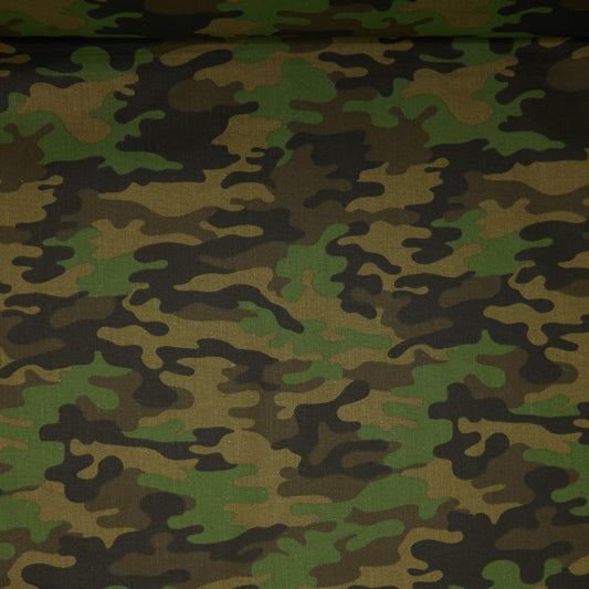 Cotton Camo - Woodland