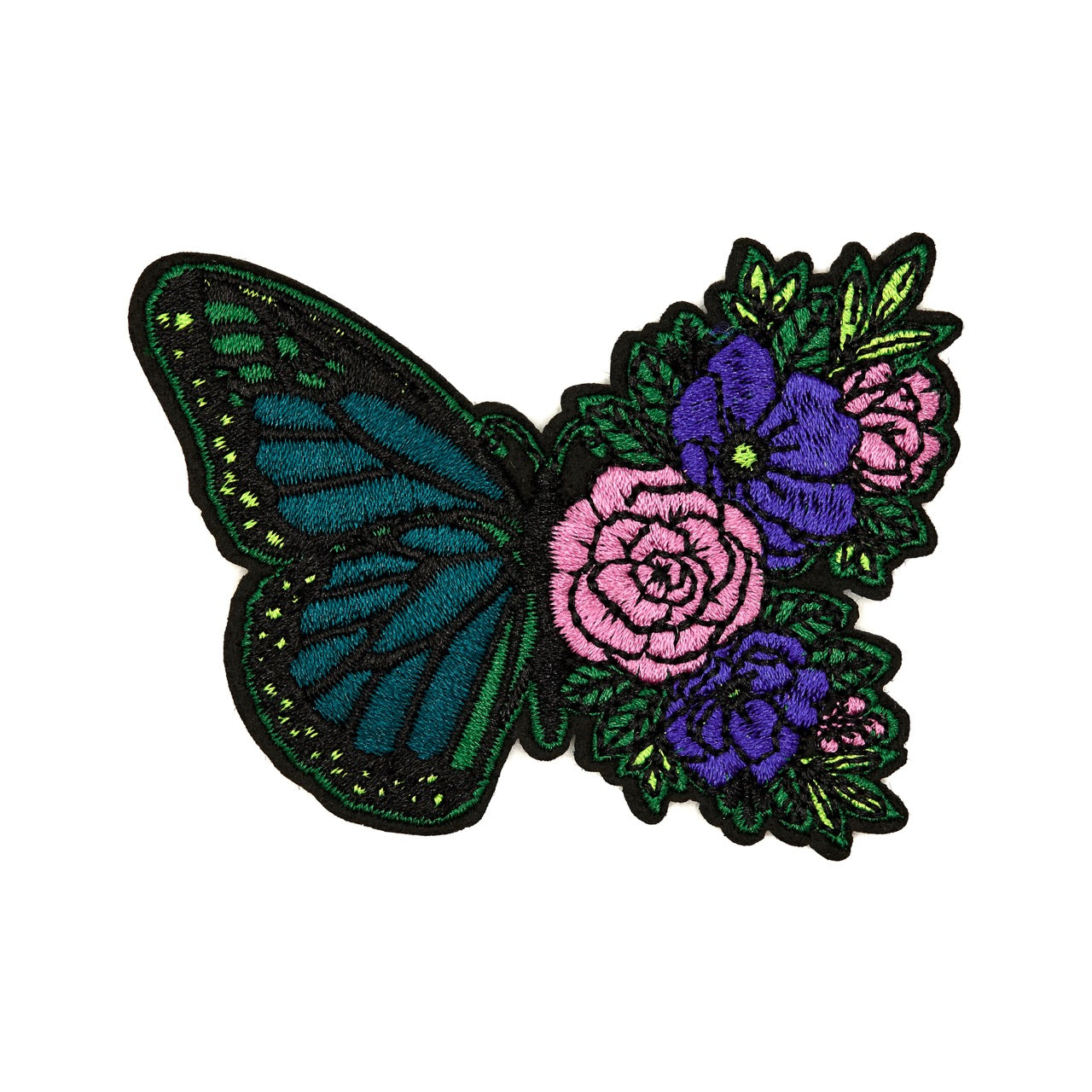 Butterfly Floral (Style 1) - Green