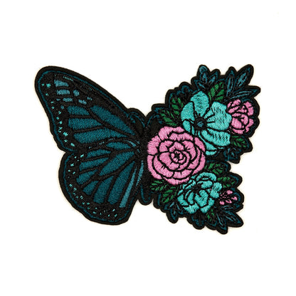 Butterfly Floral (Style 1) - Teal