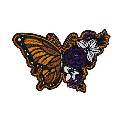 Arctic Collection Iron-On Patches - Butterfly Floral (Style 2) - Monarch