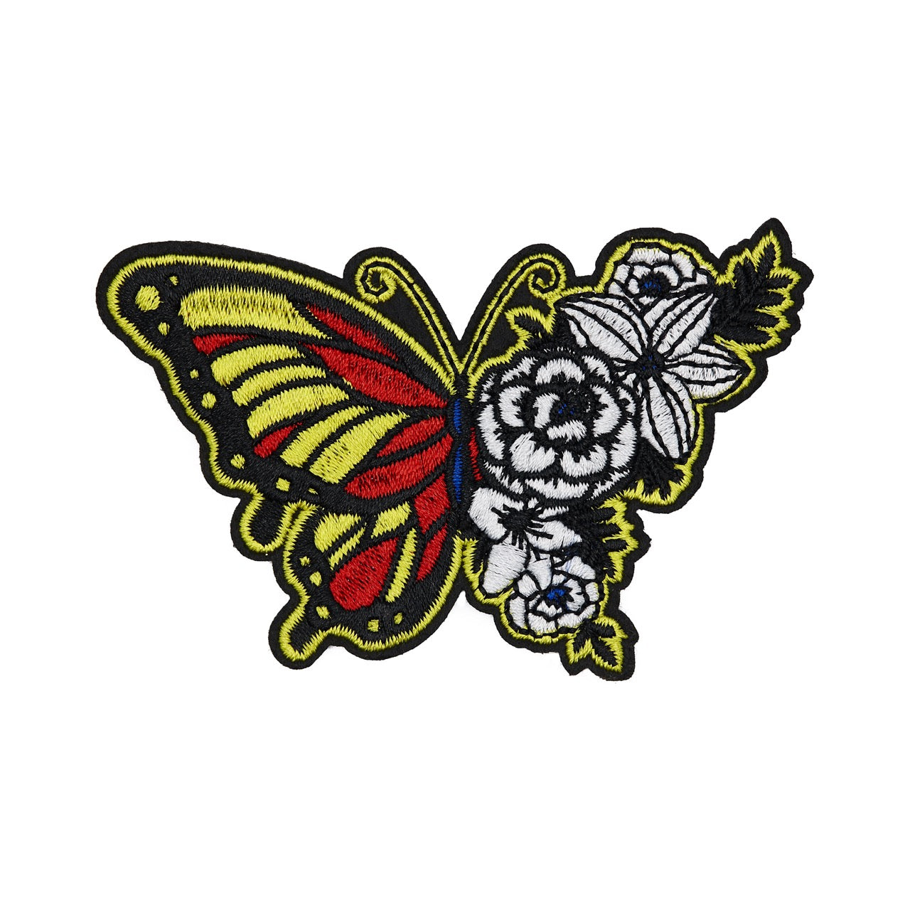Arctic Collection Iron-On Patches - Butterfly Floral (Style 2) - Nunavut