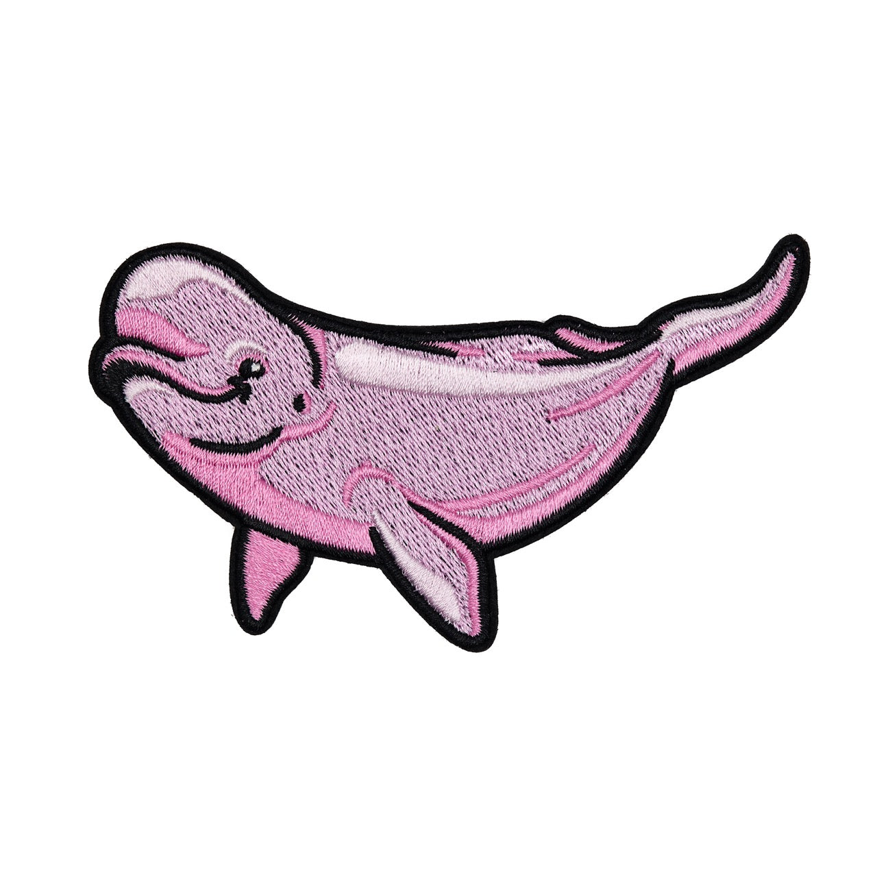 Arctic Collection Iron-On Patches - Beluga Whale - Pink