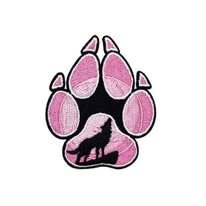 Wolf Paw Patch - Pink