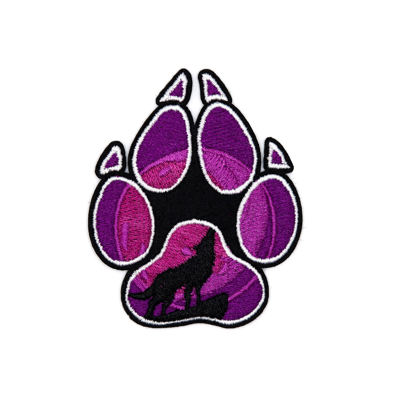 Wolf Paw Patch - Purple