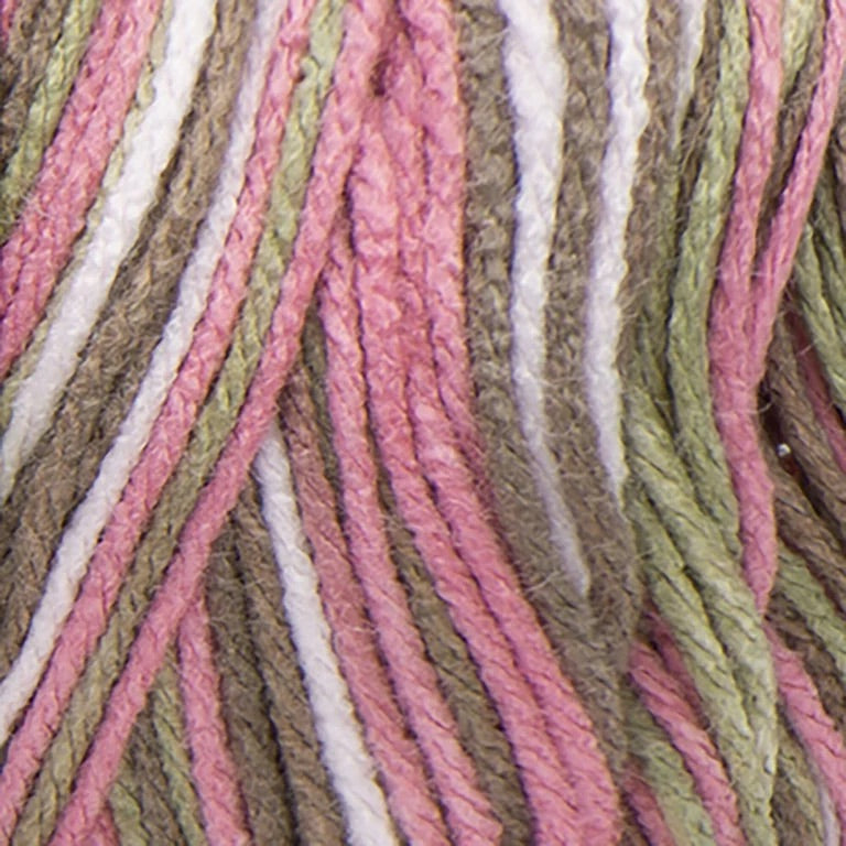 Red Heart® Super Saver - Pink Camo (detail)