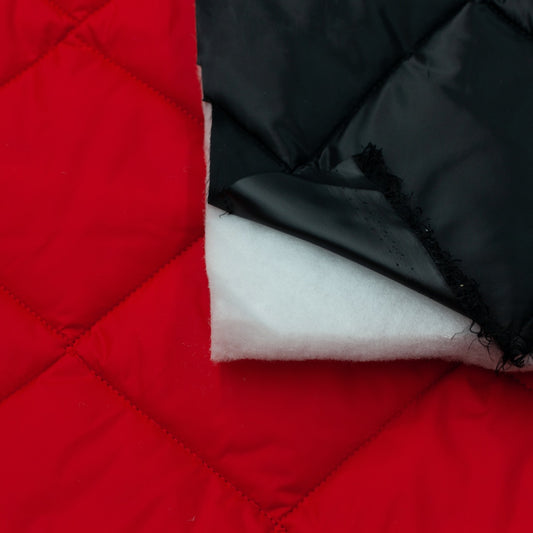 Quilted PrimaSoft™ - 2-Sided, 10oz - Red / Black (detail)