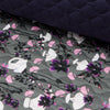 Cotton Quilt - InukChic® Ulu Floral - 6oz - Carbon
