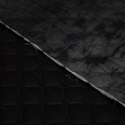 Cotton Quilt - Seal Skin - 6oz - Pewter (Mid-Grey) - detail
