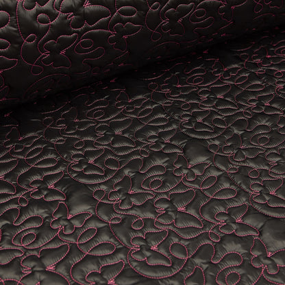 Embroidered Quilt 2-Sided - Butterfly (PINK)