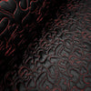 Embroidered Quilt 2-Sided - Hearts (Red Stitch)