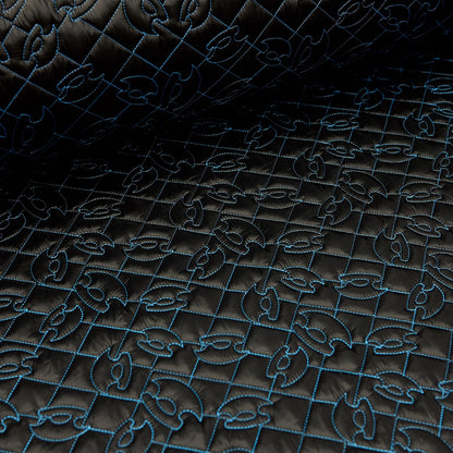 Embroidered Quilt 2-Sided - Ulu (BLUE Stitch)