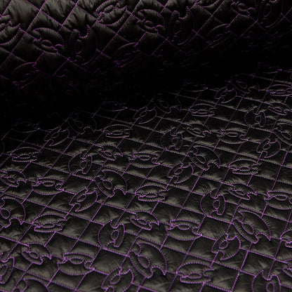 Embroidered Quilt 2-Sided - Ulu (PURPLE Stitch)