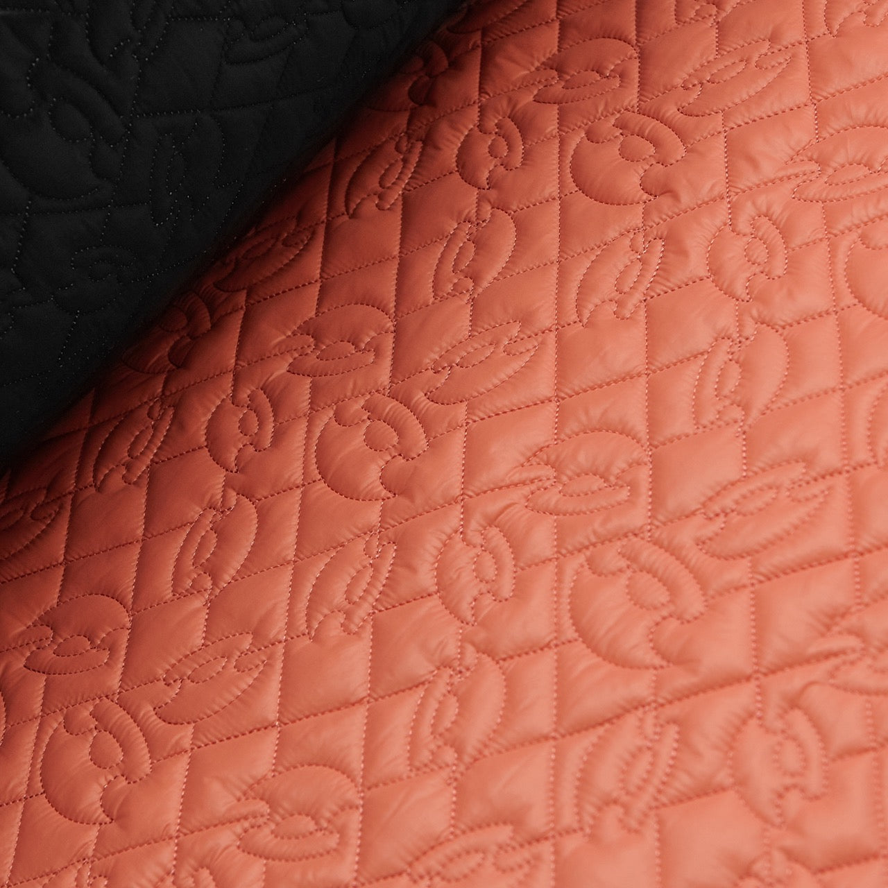 Embroidered Quilt 2-Sided - Ulu - Peach