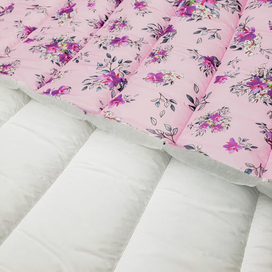 Quilted Holofill™ - 2-Sided, 13oz - Arctic Floral Pink