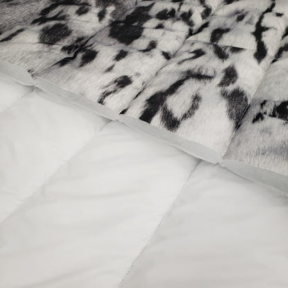 Quilted Holofill™ 2-Sided 13oz - Seal Skin (Natural/Silver) - cut