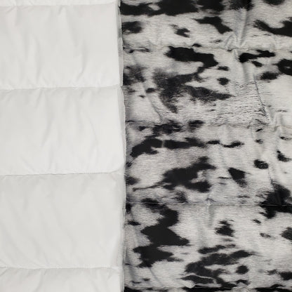 Quilted Holofill™ 2-Sided 13oz - Seal Skin (Natural/Silver) - back