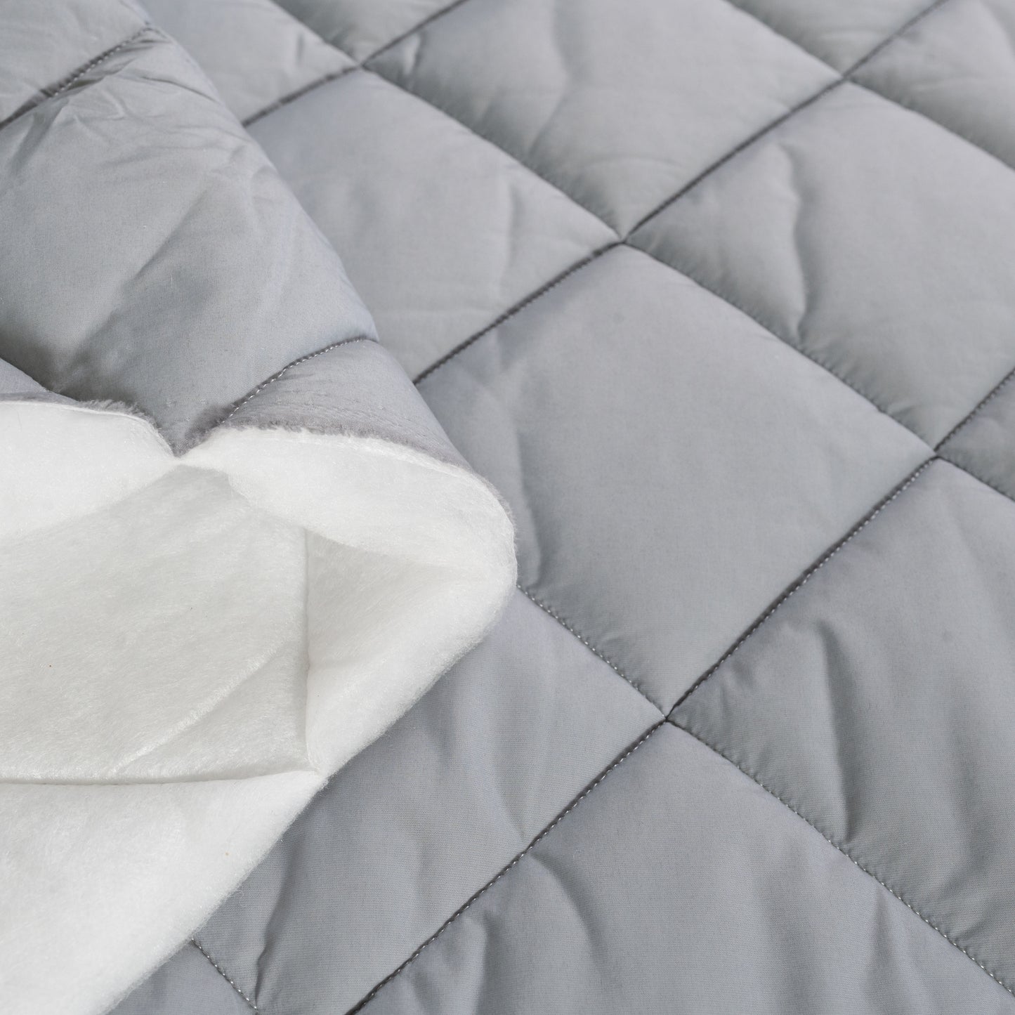 Quilted PrimaSoft™ - 1-Sided, 10oz - Grey