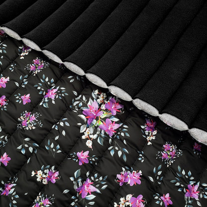 Quilted Polar 2-Sided 13oz - Arctic Floral by Martha Kyak (cut)