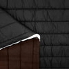 Polaire matelassé 2 faces 13oz - Marron