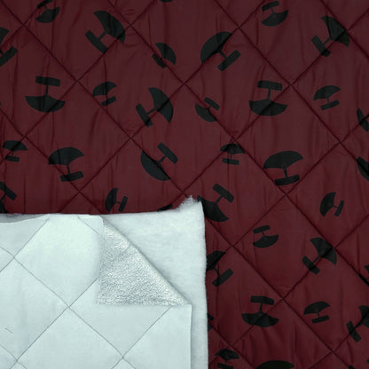 Quilted Primasoft™/ Radiantex, 15oz - Ulu - Burgundy