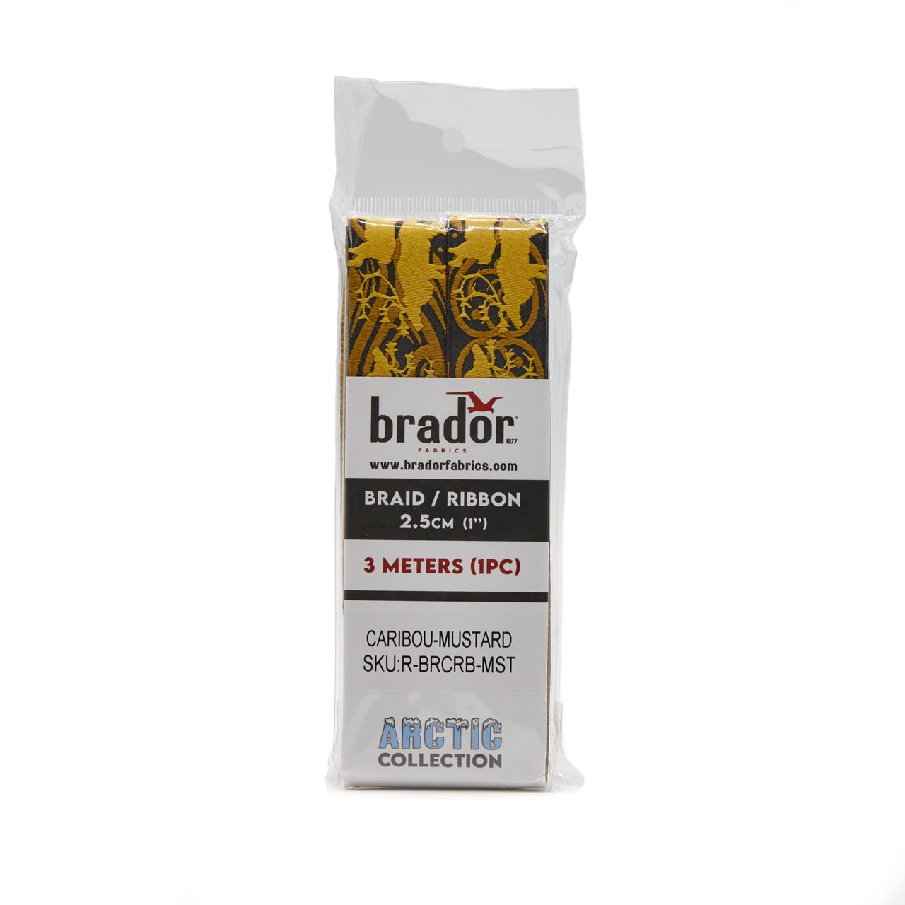 Arctic Collection® Braid / Ribbon - Caribou - mustard