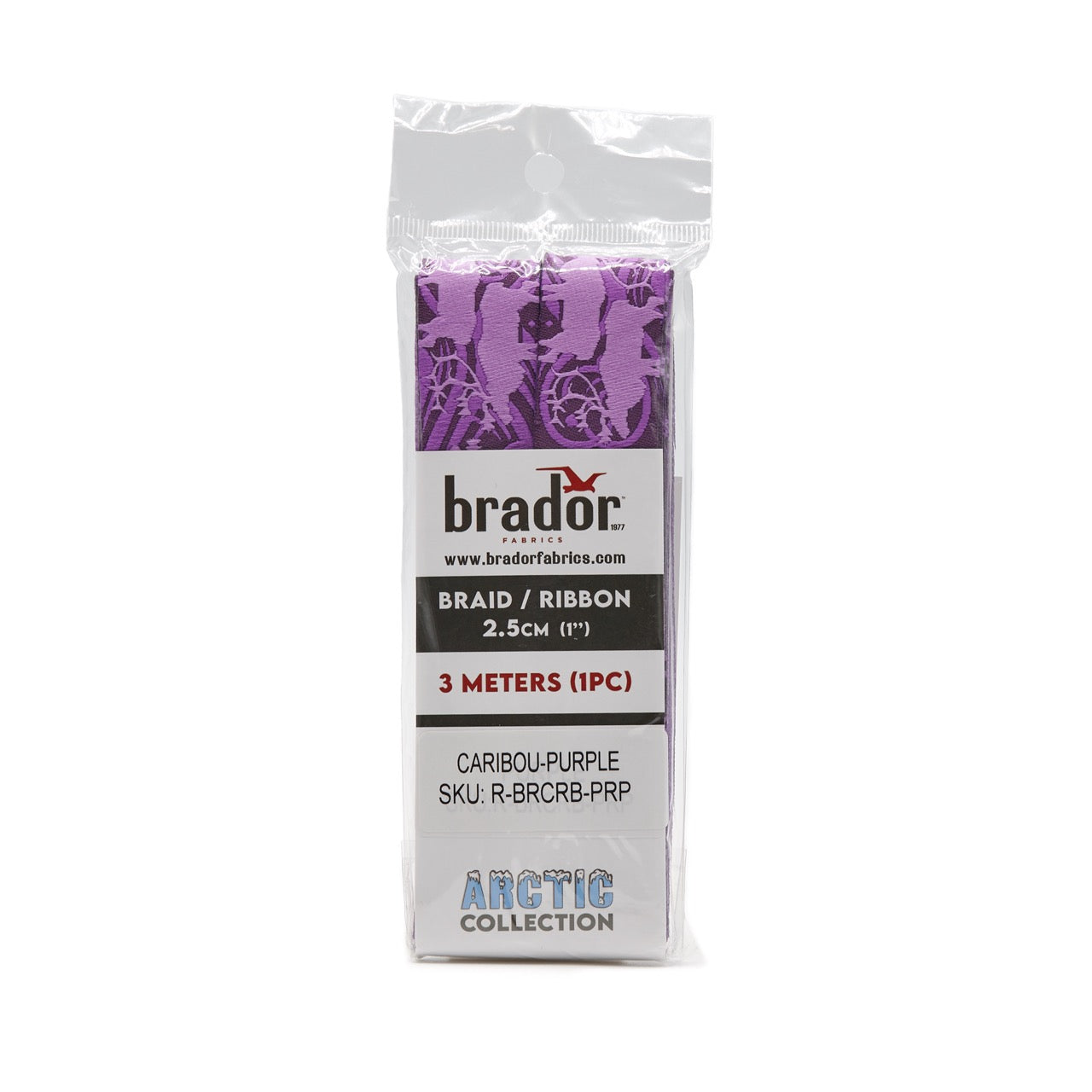 Arctic Collection® Braid / Ribbon - Caribou - purple
