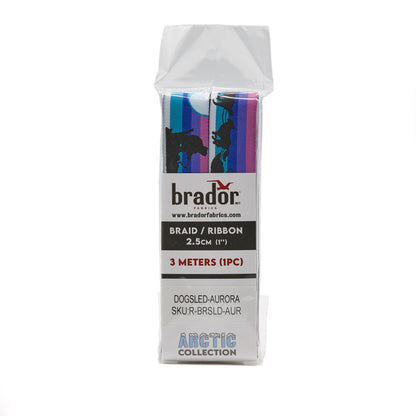 Arctic Collection® Braid / Ribbon - Dogsled - Aurora