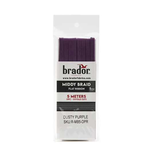 Middy Braid - Dusty Purple